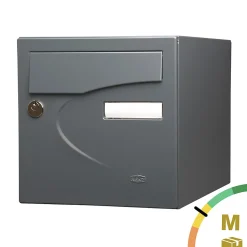 Boite aux lettres Préférence 1 porte gris anthracite mat 7016M