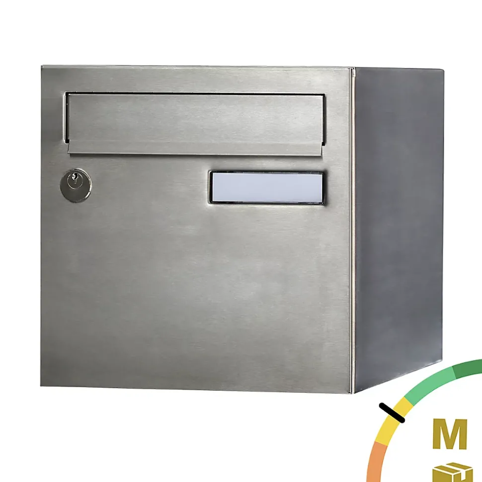 Boite aux lettres Rivage 1 porte inox brossé