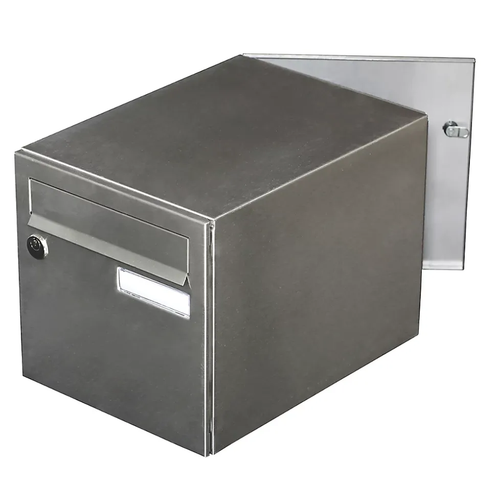 Boite aux lettres Rivage 2 portes inox brossé