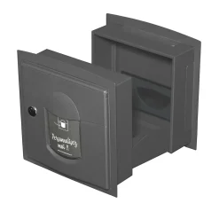 Boite aux lettres Soléa à encastrer 2 portes Gris anthracite REN 0206 MS