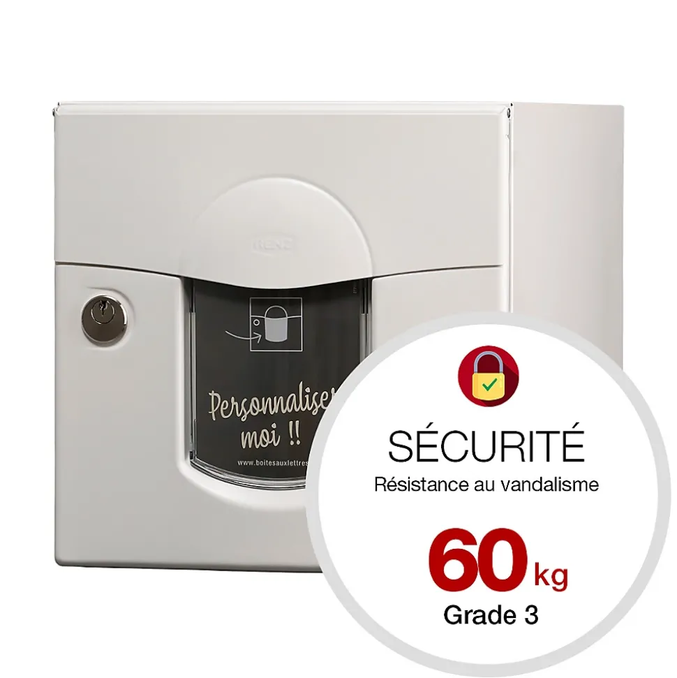 Boite aux lettres Soléa 1 porte Blanc 9010 mat