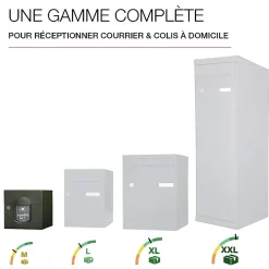 Boite aux lettres Soléa 2 portes vert RAL 6007 MS