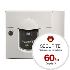 Boite aux lettres Soléa 2 portes Blanc 9010 mat