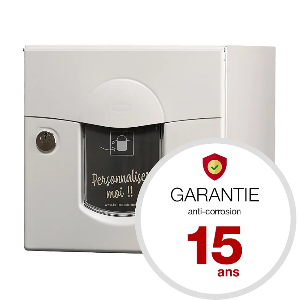 Boite aux lettres Soléa 2 portes Blanc 9010 mat
