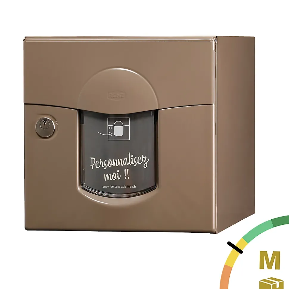 Boite aux lettres Soléa 1 porte Taupe RAL 7006 B
