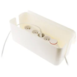 Boite cache multiprise Blanche - Zenitech