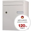 Boite à colis Atout 1 porte blanc mat sablé RAL 9010 MS