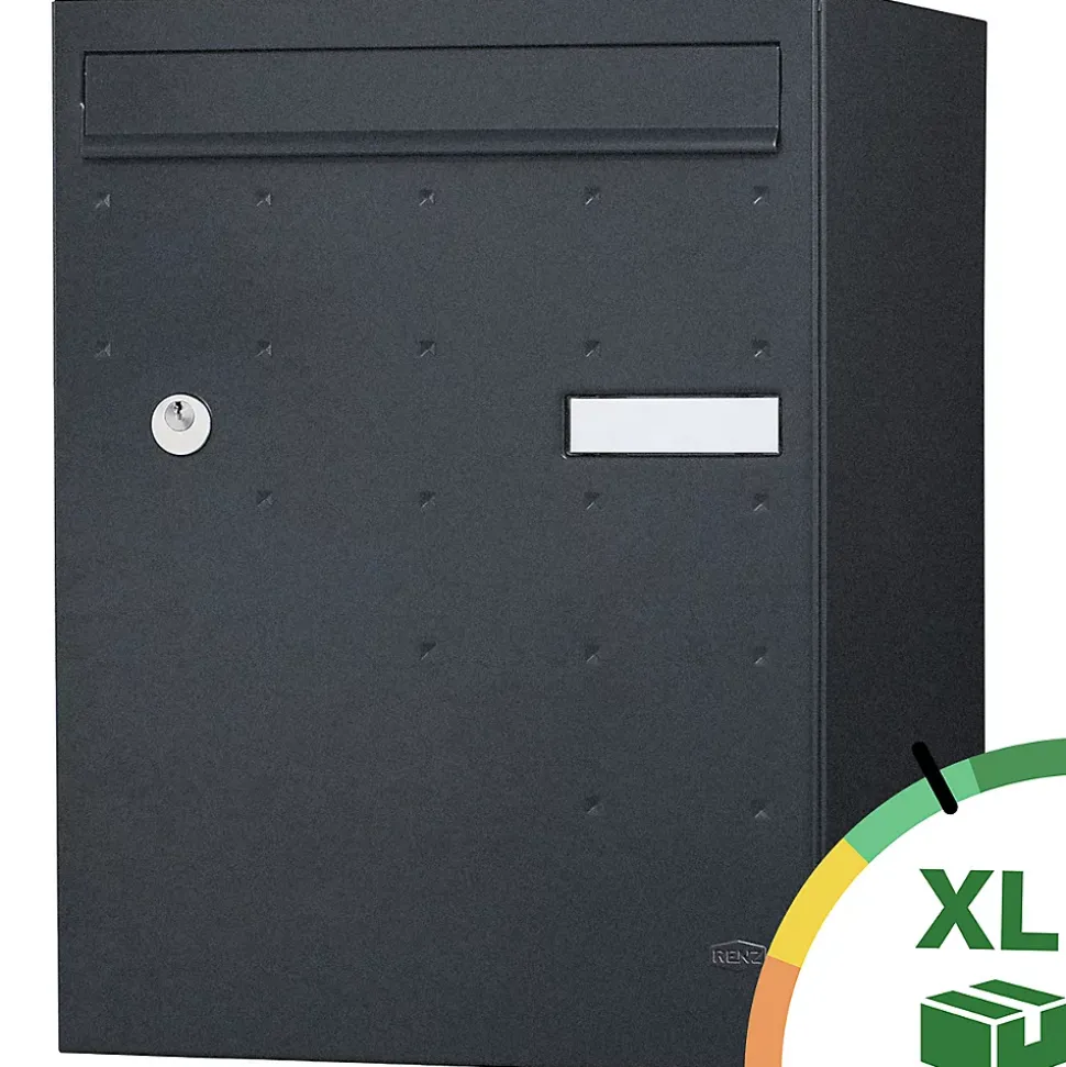 Boite à colis Atout 1 porte Noir Sablé RAL 2100MS