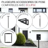 Boite à colis Eclipse 1 porte noir mat RAL 9005 M