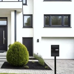 Boite à colis Eclipse 1 porte noir mat RAL 9005 M