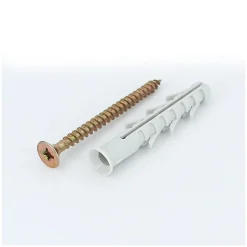 Boite de 50 chevilles Nylon Polyamide avec vis 8x60mm