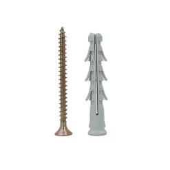 Boite de 50 chevilles Nylon Polyamide avec vis 8x60mm