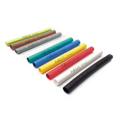 Boite De 8m De Gaine Thermorétractable Diamètre 12/6mm - Noir - Restreint 2:1 - Paroi Fine - Arvi Tpac-12.0-pt