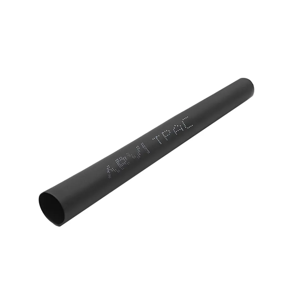 Boite De 8m De Gaine Thermorétractable Diamètre 12/6mm - Noir - Restreint 2:1 - Paroi Fine - Arvi Tpac-12.0-pt
