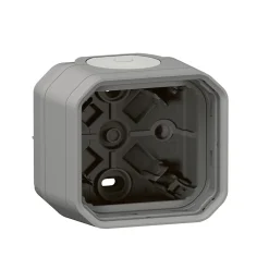 Boitier saillie simple Legrand Plexo™ gris composable