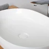 Bonde clic-clac lavabo sans trop plein, blanc