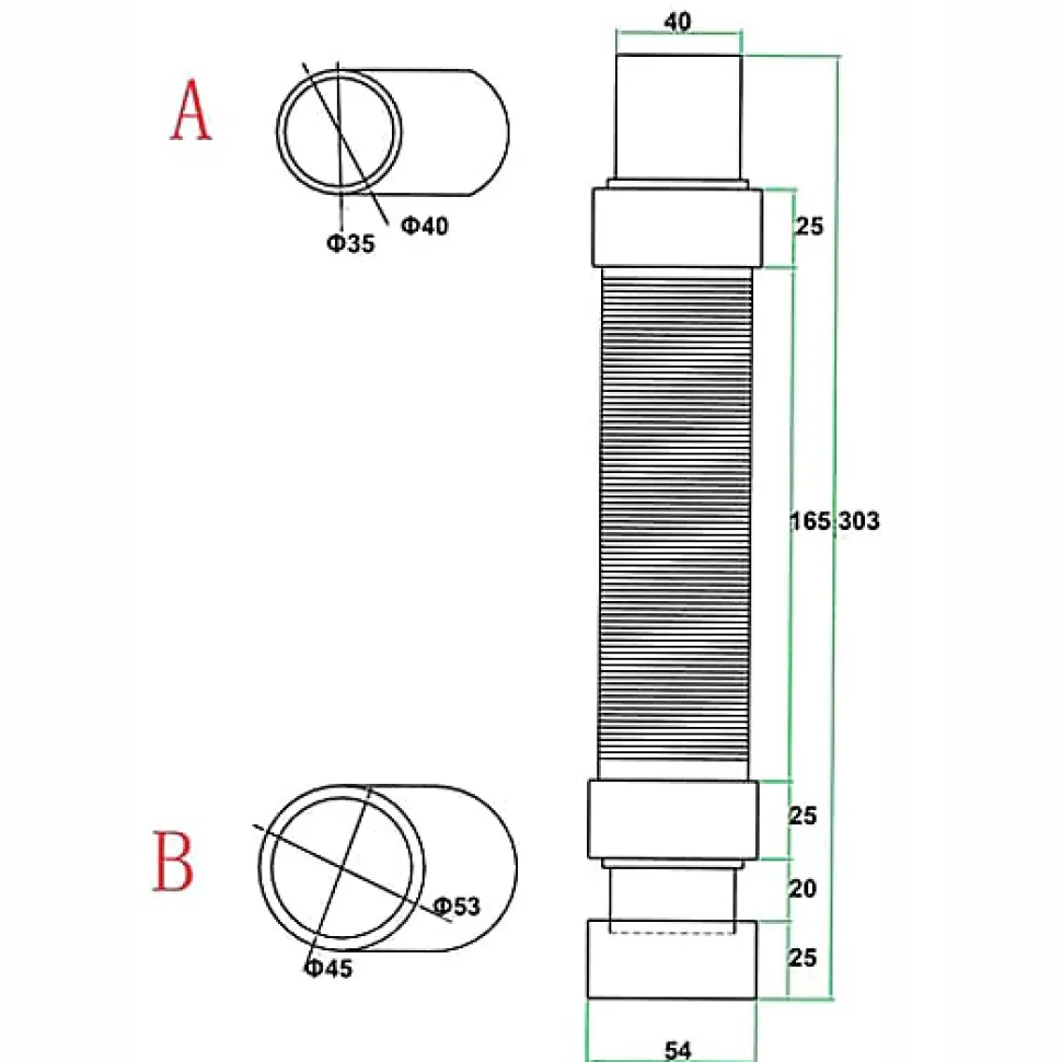 Bonde de douche extra plate avec diamètre 90 mm - installation facile, évacuation rapide - avec tuyau flexible