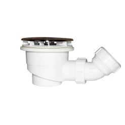 Bonde de douche extra plate avec diamètre 90 mm - installation facile, évacuation rapide