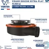 Bonde de douche extra plate Valentin Flush Ø90mm