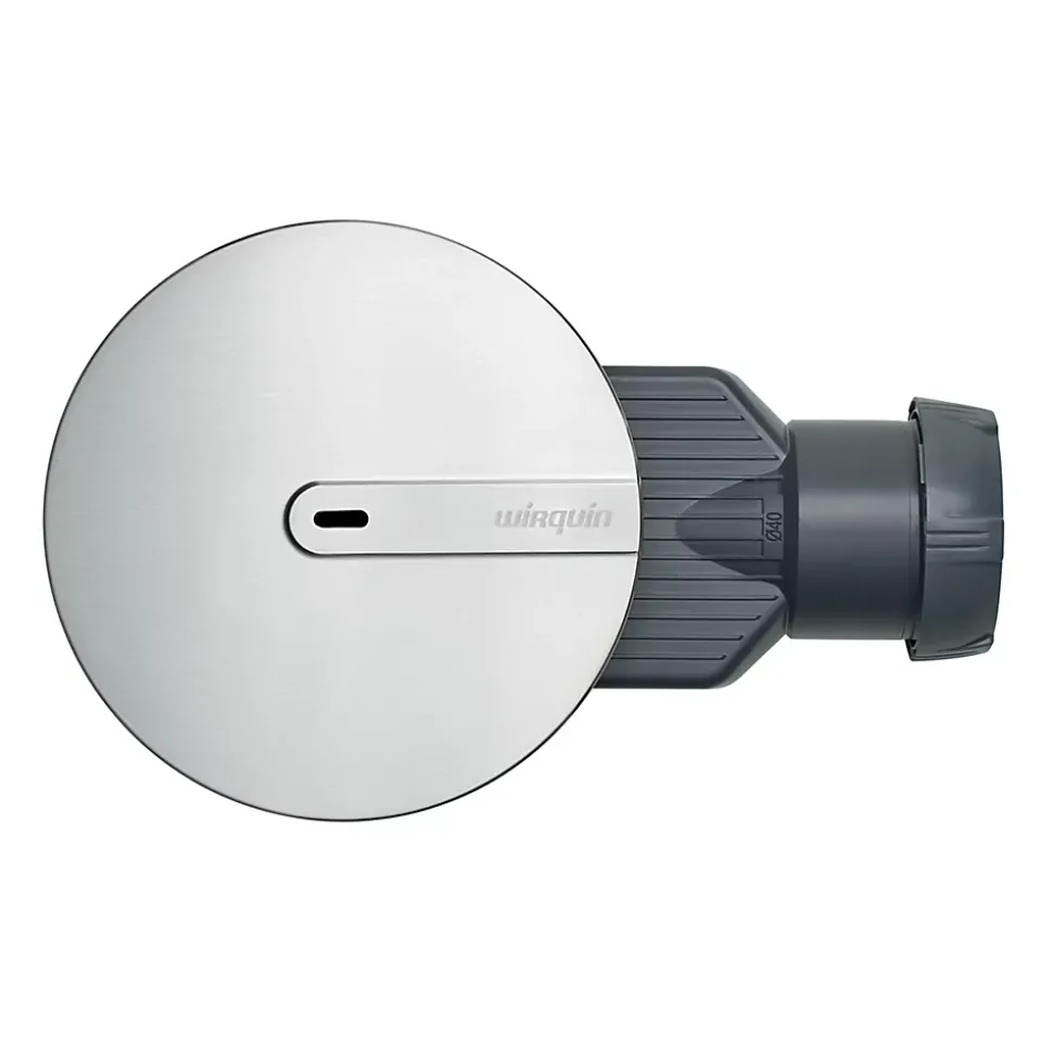 Bonde de douche Wirquin SLIM + ø40 mm dôme métal