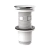 Bonde de lavabo ø65 mm Valentin avec clapet clic clac ou fixe