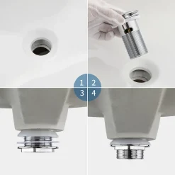 Bonde de Lavabo Pop Up en Laiton Universel AntiBlocage G 1-1/4"