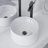 Bonde de lavabo, vasque, evier universelle noir avec trop plein, Bonde Pop Up (push-up) Automatique LuxuryBain
