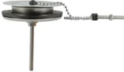 Bonde et vidage plastique pour évier grès à double paroi - Diamètre: 84 mm - Diamètre sortie: 1