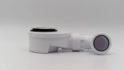 Bonde siphon diam. 50 mm extraplate universelle à évacuation horizontale pour receveur de douche, sortie en 40 mm