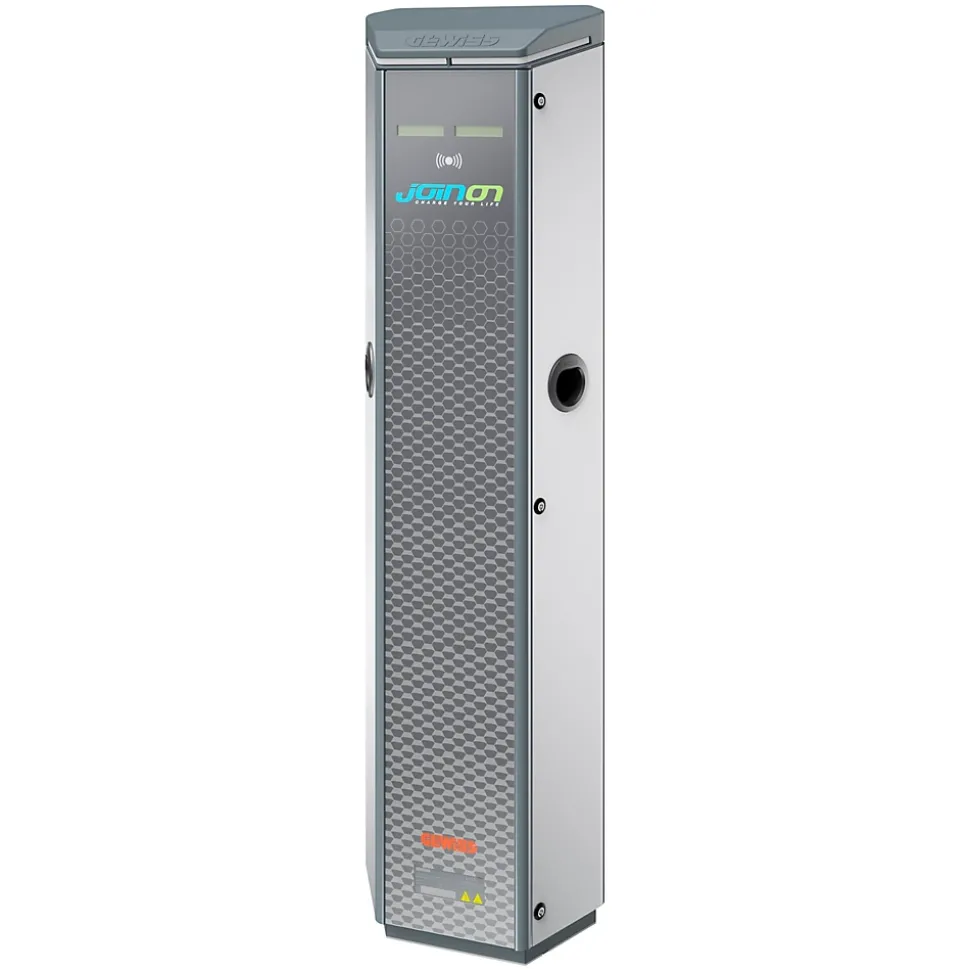 Borne colonne I-ON RFID 4G + Ethernet 2 x 22 kW Type 2S + 2 SCHUKO Compteur MID IP55 - GEWISS - GWJ1023W