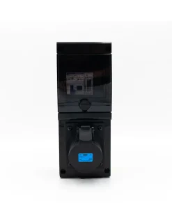 Borne De Recharge Avec Prise Europe 32a Complète Avec Protections Et Compteur