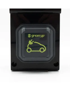 Borne De Recharge équipée D'une Prise Green'up Complète Avec Protections Et Compteur