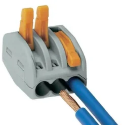 Borne rapide automatique à cliquet S222 - 3 entrées - Wago