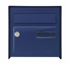 Boîte aux lettres double face Decayeux Probat bleu RAL 5003