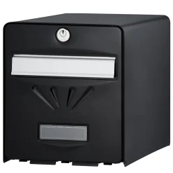 Boîte aux lettres 1 porte Balnéaire Noire Burg-Wachter