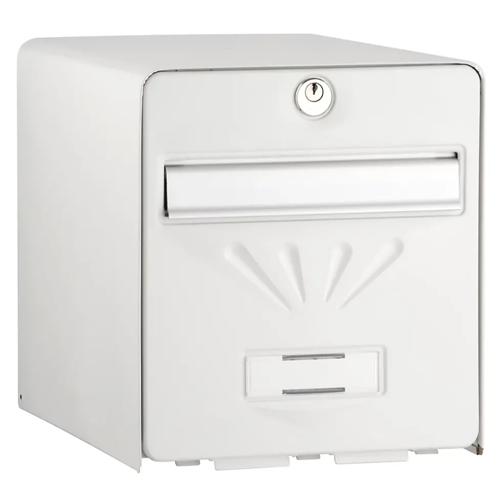 Boîte aux lettres 1 porte Balnéaire Blanche Burg-Wachter