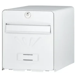Boîte aux lettres 1 porte Balnéaire Blanche Burg-Wachter