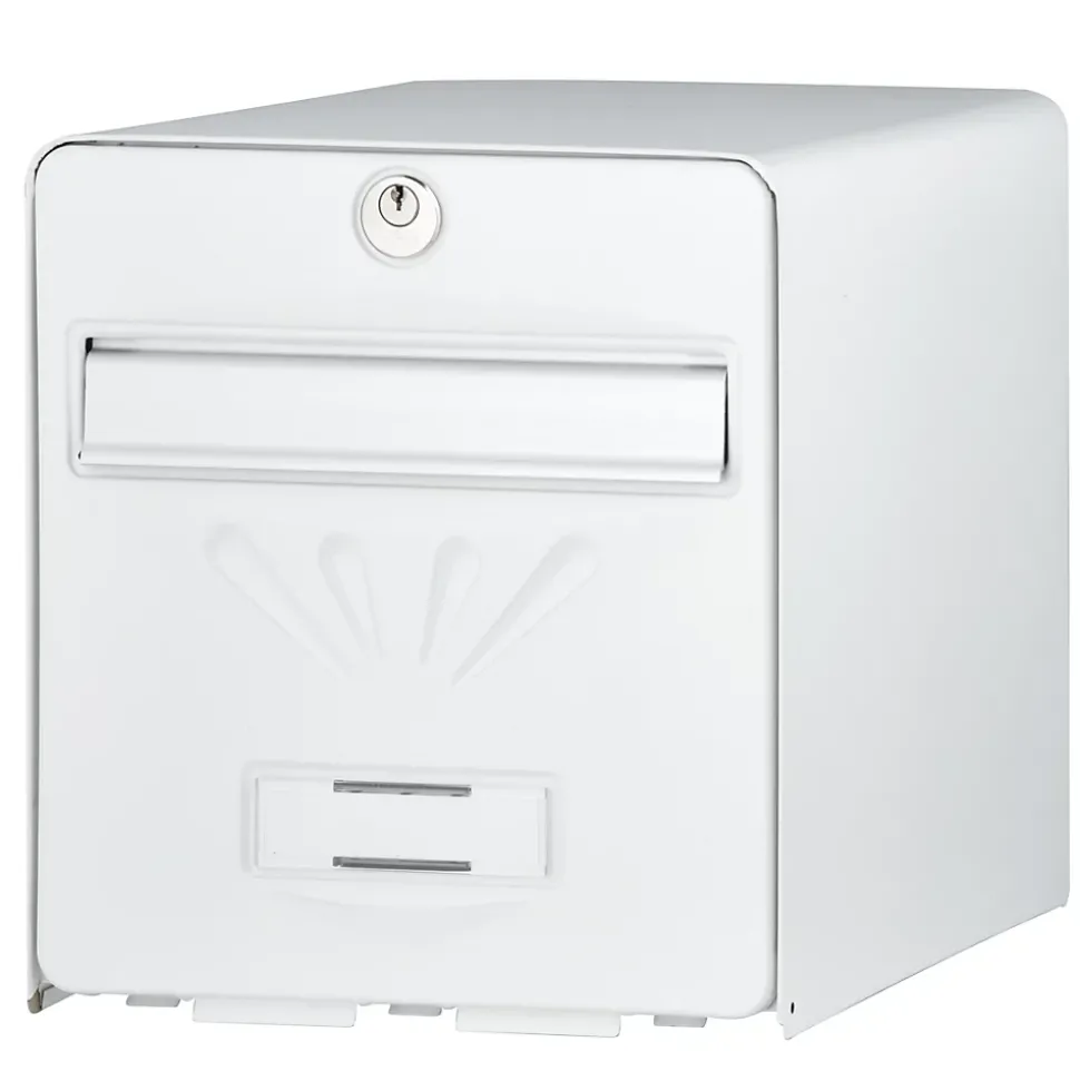 Boîte aux lettres 1 porte Balnéaire Blanche Burg-Wachter