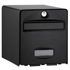 Boîte aux lettres 1 porte Balthazar Noire Burg-Wachter