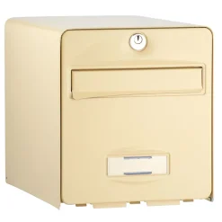 Boîte aux lettres 2 portes Balthazar Beige Burg-Wachter