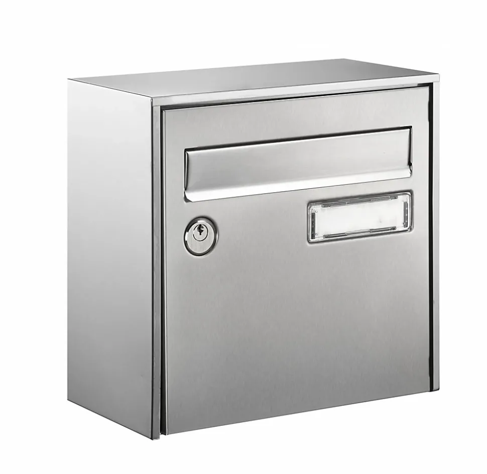 Boîte aux lettres simple face compacte Decayeux Loft inox