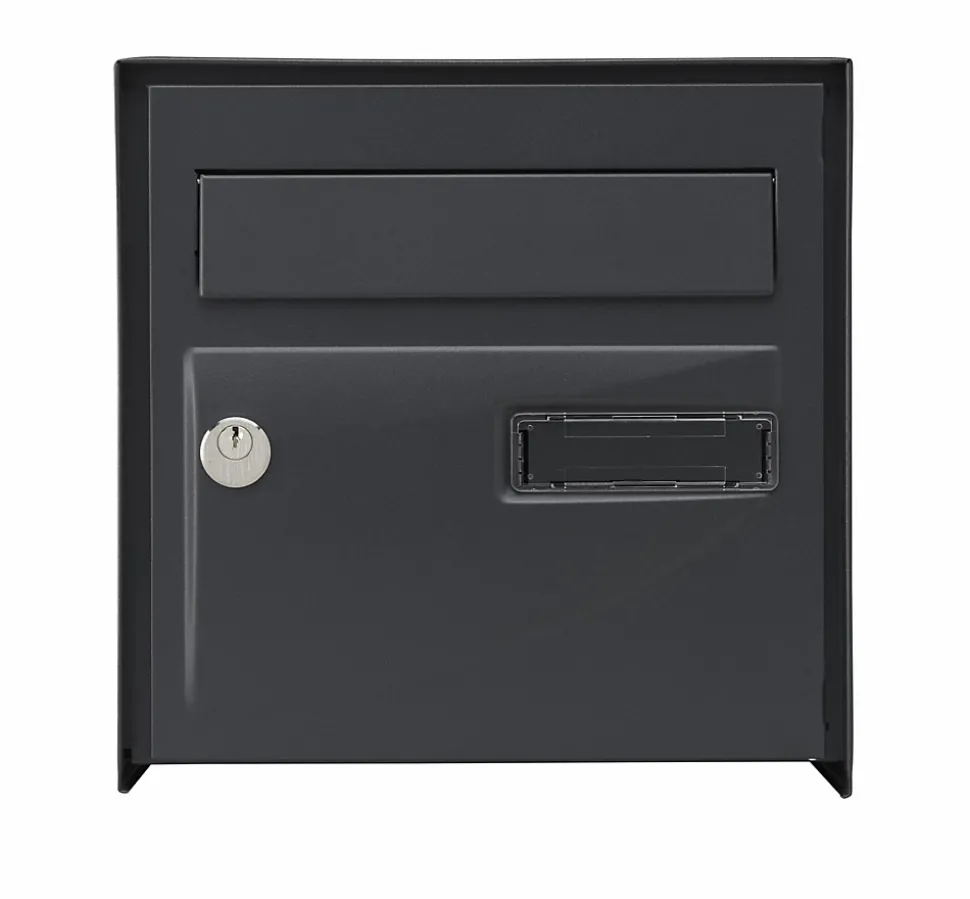 Boîte aux lettres simple face Decayeux Probat gris RAL 7016