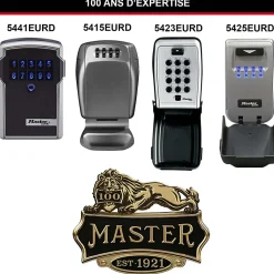 Boîte à clés sécurisée haute sécurité fixation murale Master Lock