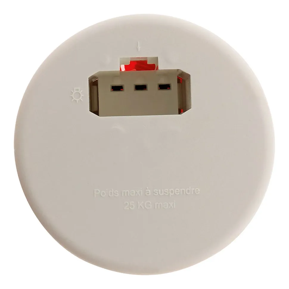 Boîte DCL point de centre murs diamètre 65mm Zenitech