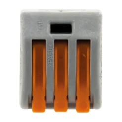 Boîte de 80 bornes 3 entrées série 222 - Wago