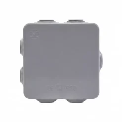 Boîte de dérivation extérieure avec 7 passe-câbles et système de verrouillage Diall 80 x 80 x 40 mm