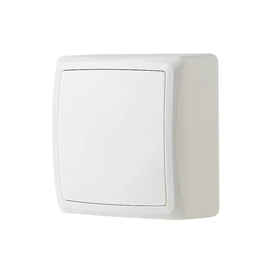 Boîte de dérivation monobloc en saillie Jacobsen Sigurd blanc complet