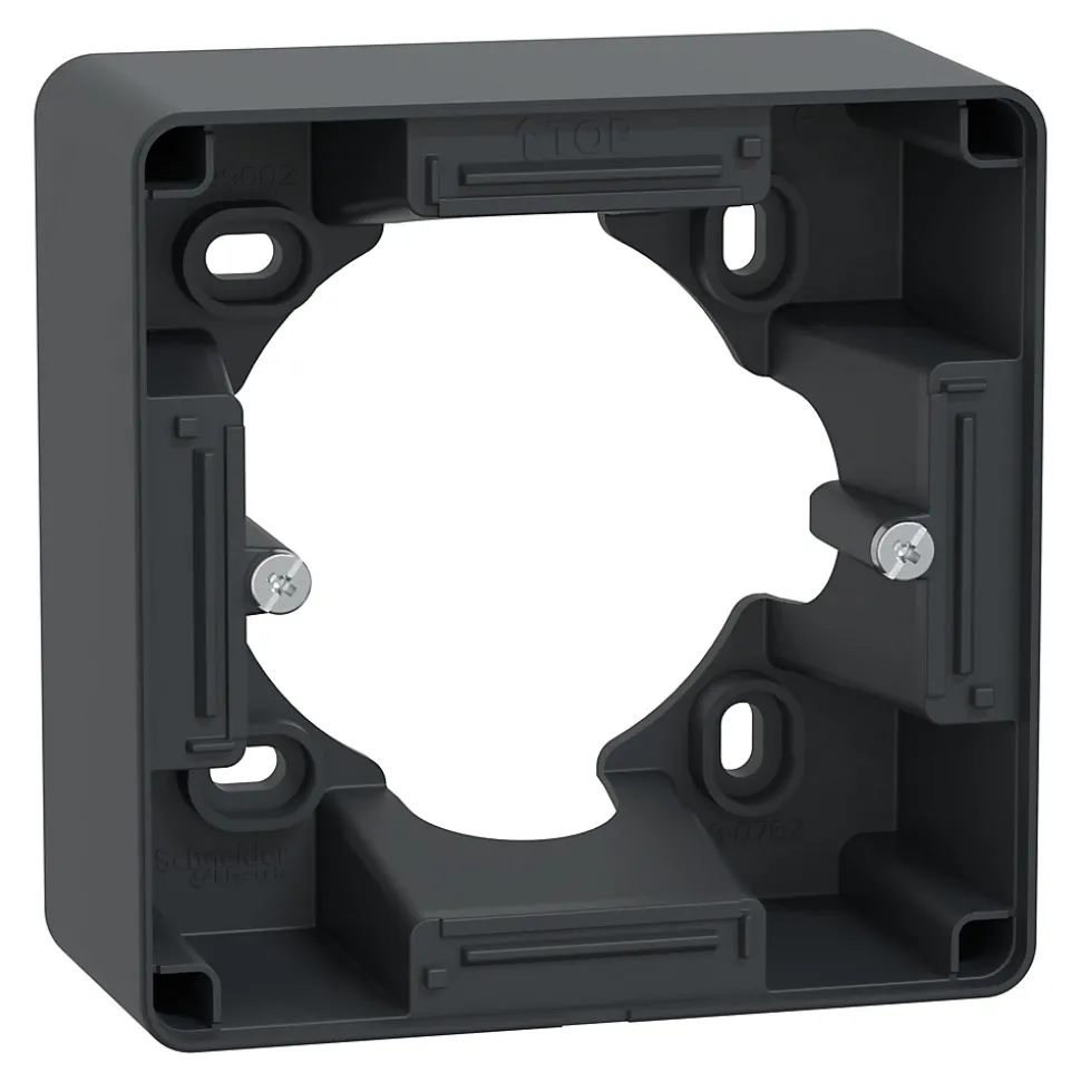 Boîte d'encastrement diamètre 36 mm Schneider Electric Ovalis anthracite