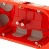 Boîte d'encastrement No Airbox Multiplat 2 postes - P 40 mm Protec