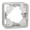 Boîte d'encastrement 1 poste saillie Schneider Electric Unica Déco blanc